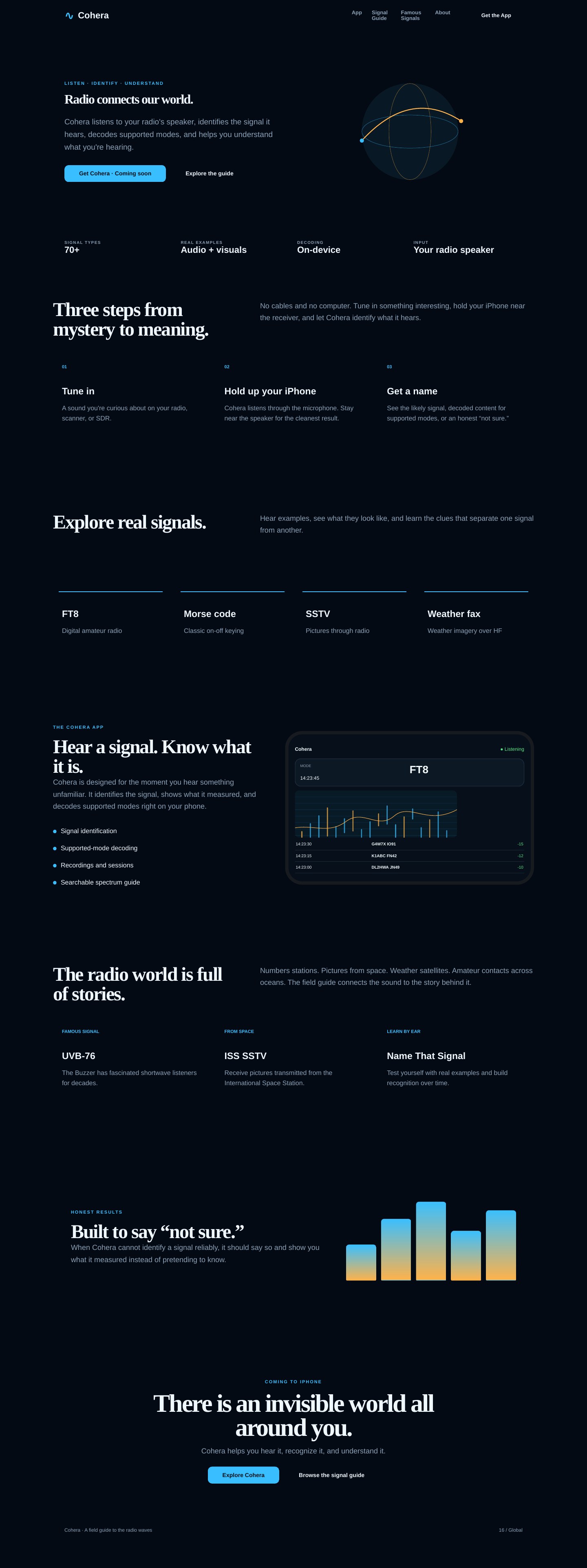 Full-page Cohera concept: Global